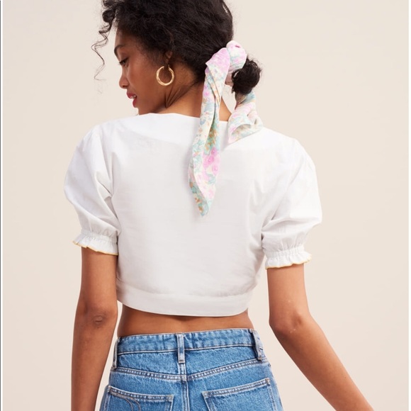 NWT Rouje Amy crop top size 34 - Picture 2 of 4